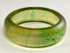 BB561 transparent applejuice inkspot bangle